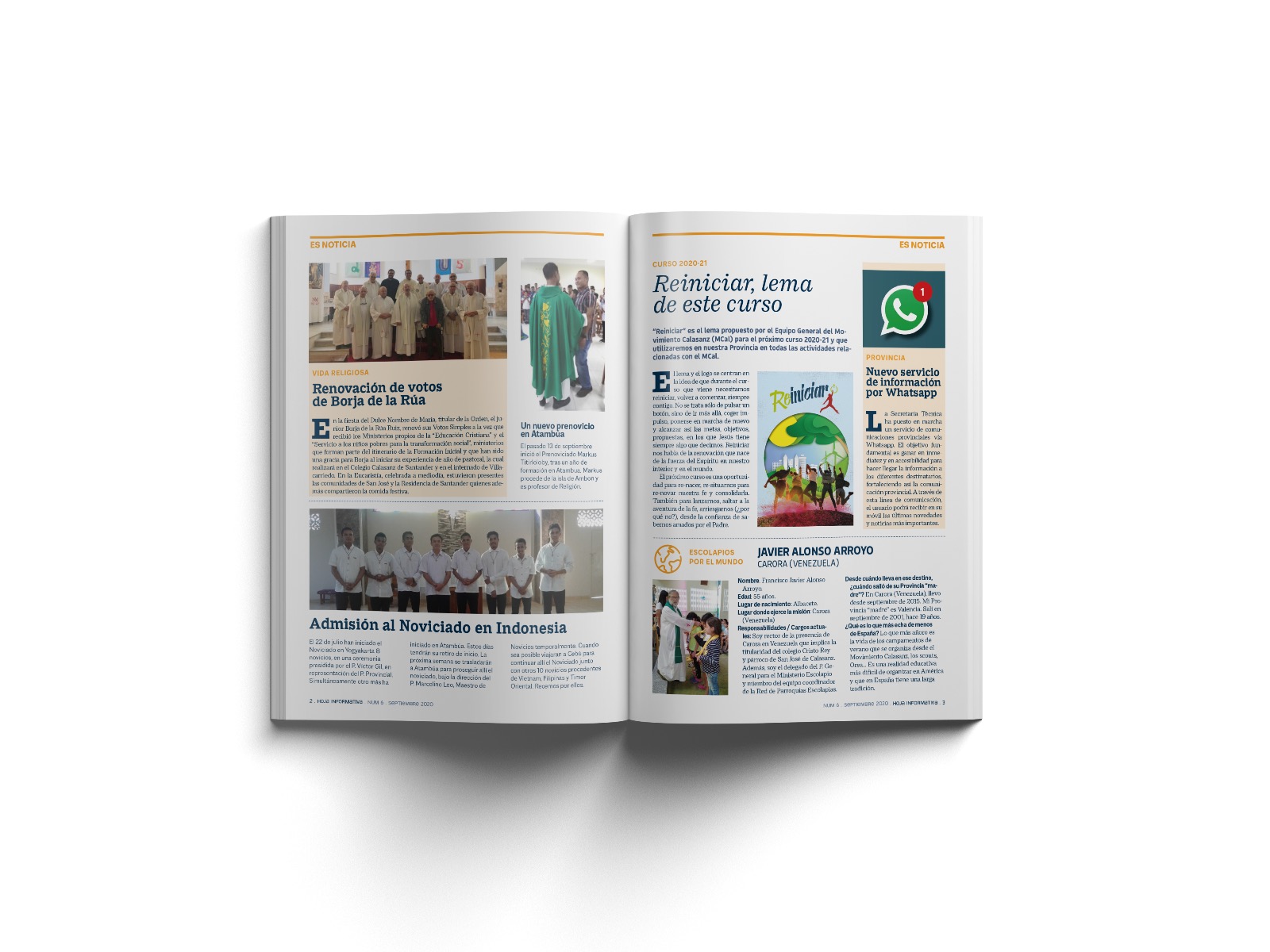 Hoja Informativa de septiembre, ya disponible